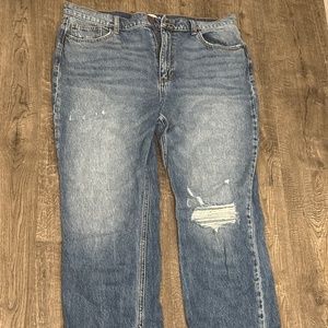 Tall jeans!!!!  Amallitalli Sienna Vintage distressed ankle jeans